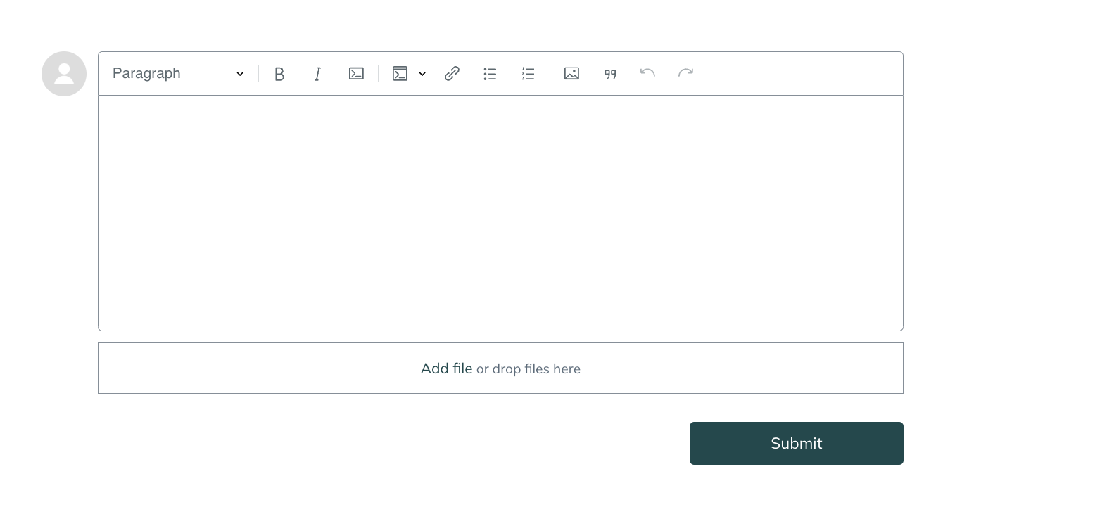 Figure 7: A request conversation thread, where you can read support replies and continue the conversation.